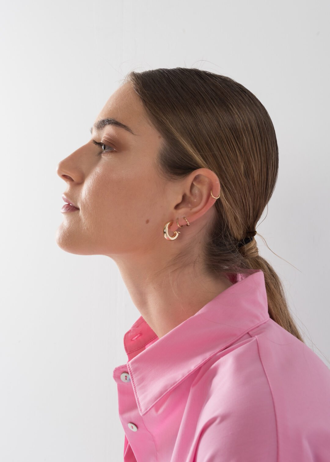 PENDIENTES AROS MEDIANOS - Imagen 3