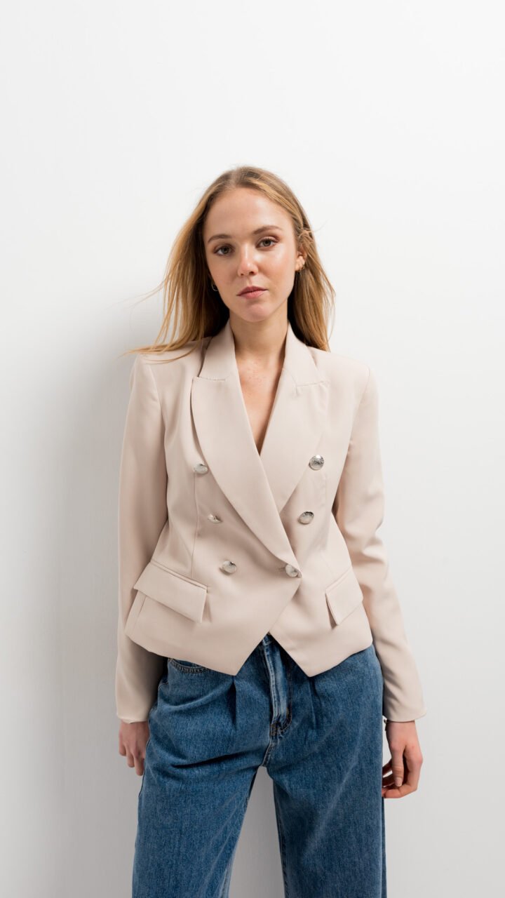 BLAZER CRUZADA BOTONES