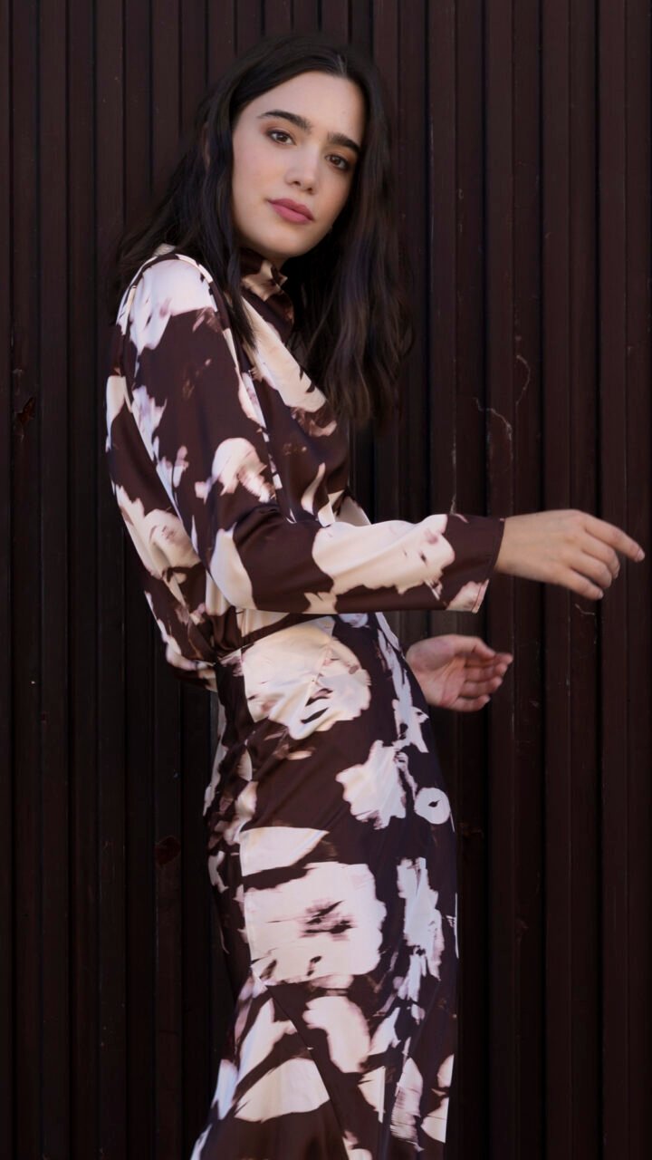 FALDA LARGA ESTAMPADA